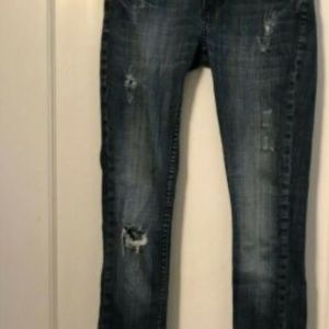 Vigoss The Ritz Skinny Medium Wash Distressed Jean